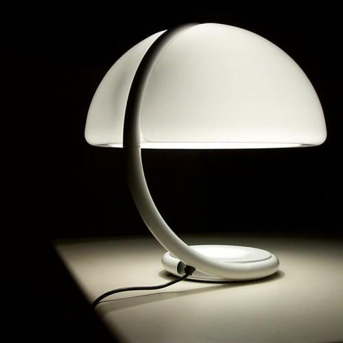 Martinelli Luce 599 Serpente 테이블조명 화이트