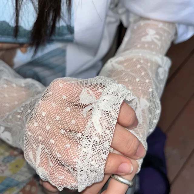 메쉬 리본 언발탑