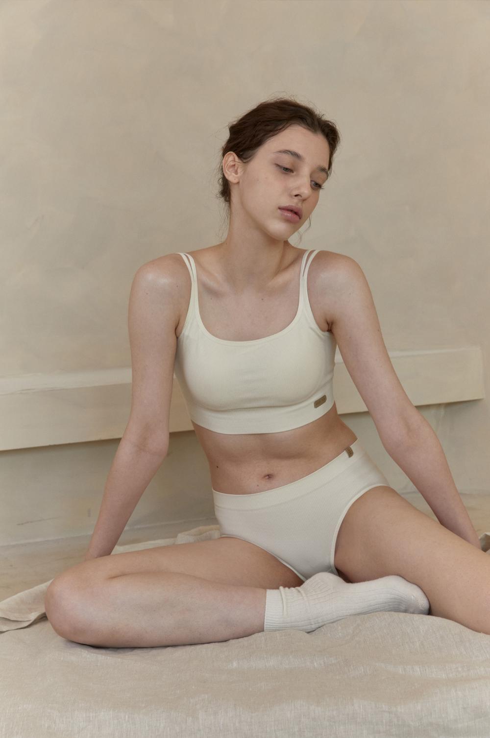 에센셜 골지 브라 SET