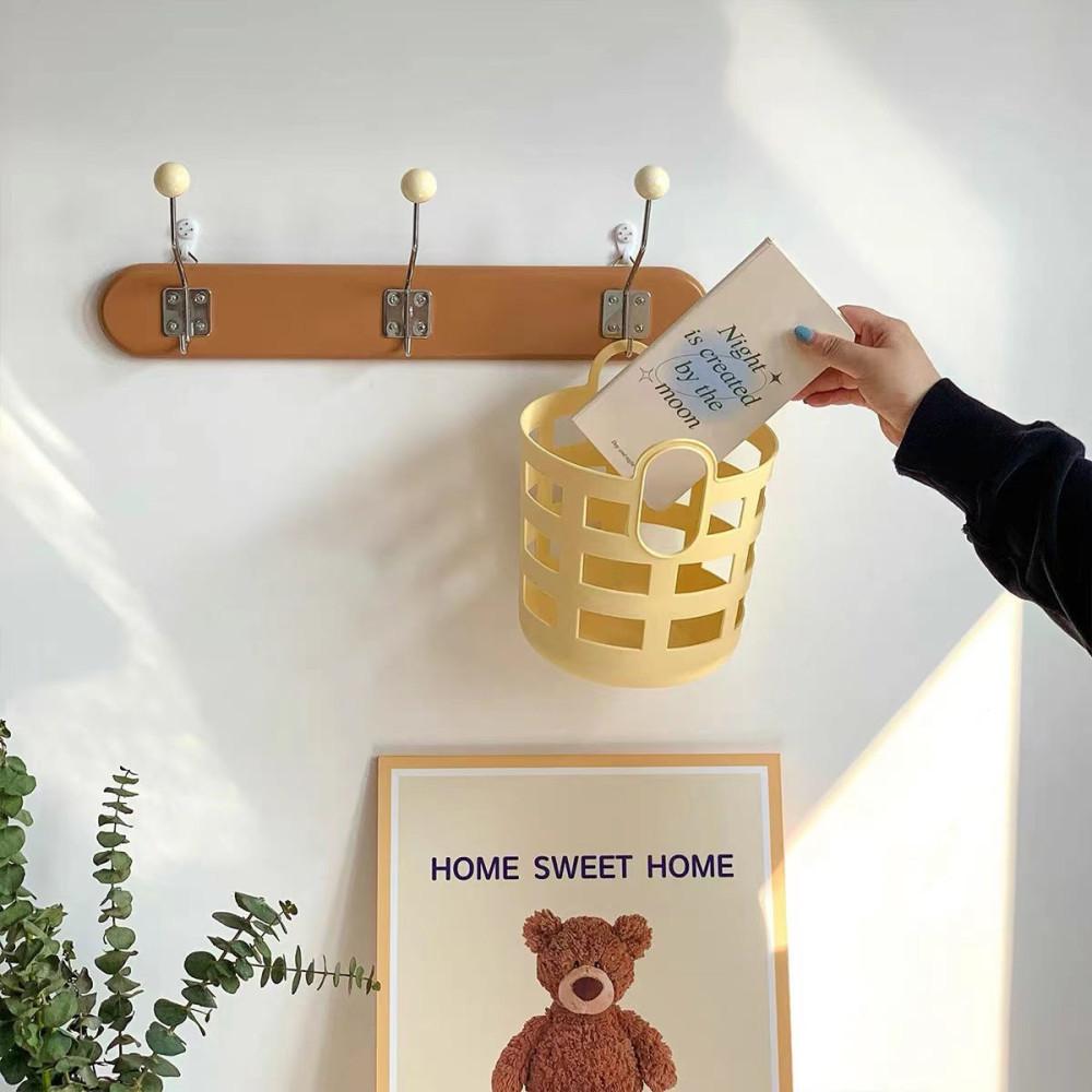 [테이스티드] 마카롱 바스켓 빨래바구니 리빙박스 수납정리함