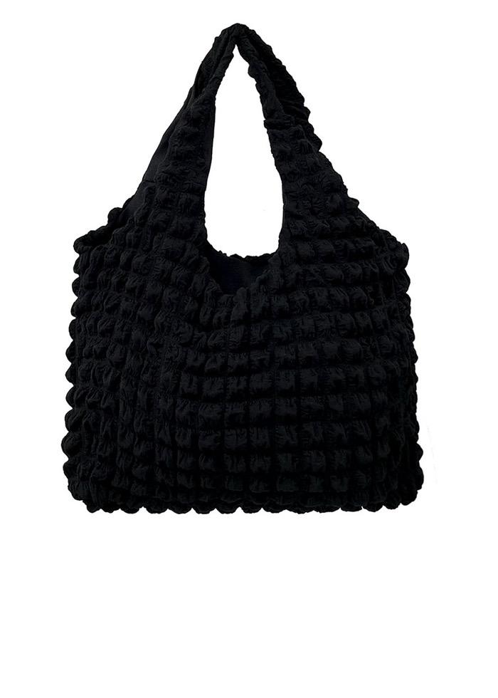 NO.139 BLACK BUBBLE SHOULDER BAG