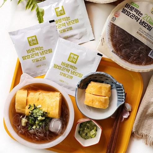 100g당 20kcal 바로먹는 발효곤약 냉모밀, 350g, 12개