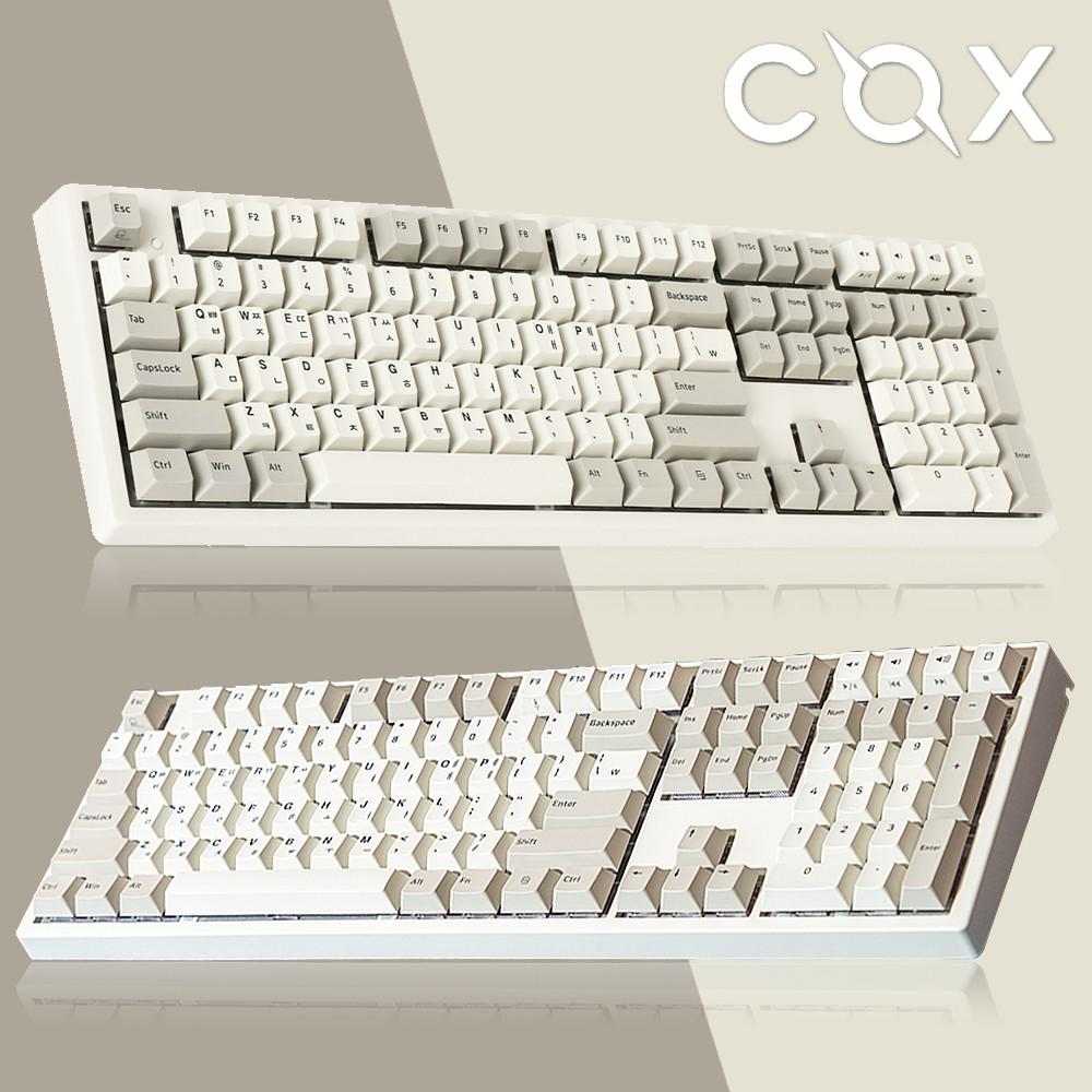 콕스 엠프리스 오리지널 레트로 PBT 무접점키보드 50g 풀배열 방수방진