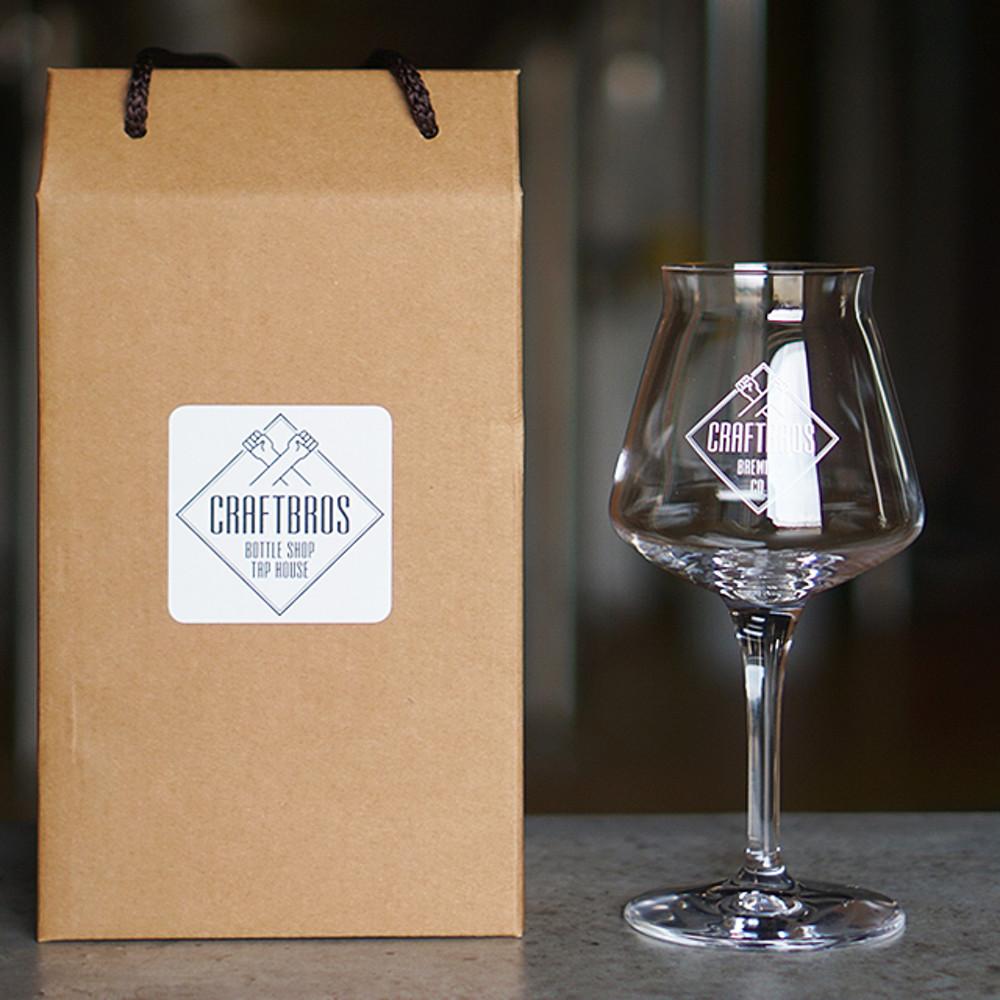 테쿠잔 330ml 크래프트브로스 로고 맥주 전용잔 이태리 생산 정품 테쿠 Craftbros Mini Teku