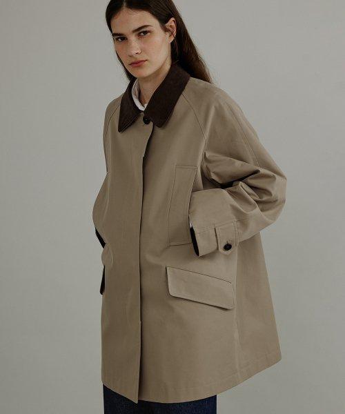 【ETMON】HIGH-NECK SUEDE MUSTANG COAT MUSINSA | ETMON High-Neck Suede Mustang Coat, Black