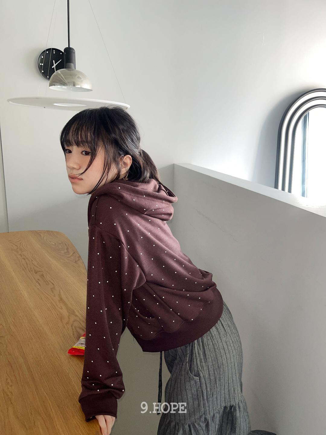 미니칩 도트 후디JP