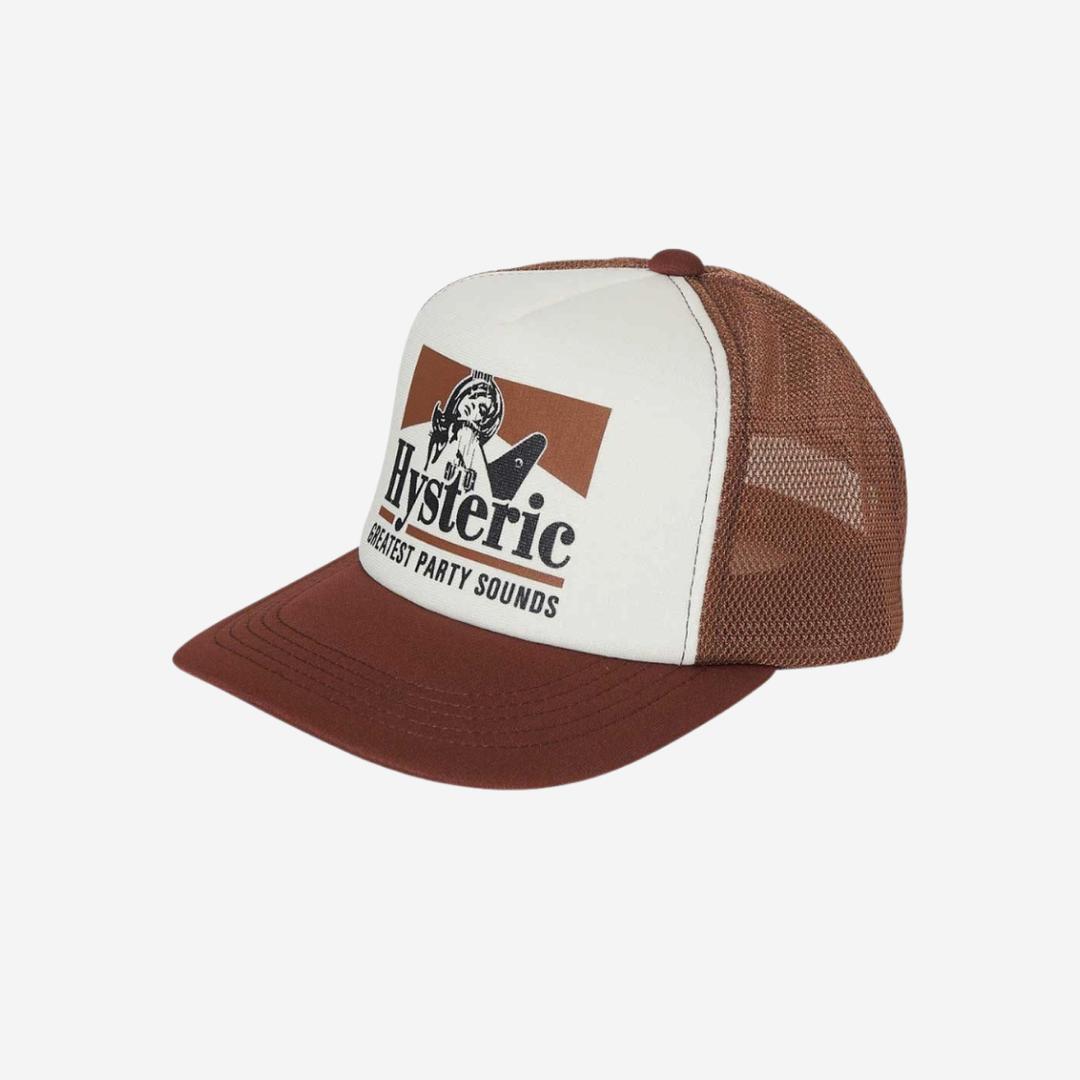 Hysteric Glamour Guitar Girl Mesh Cap Brown