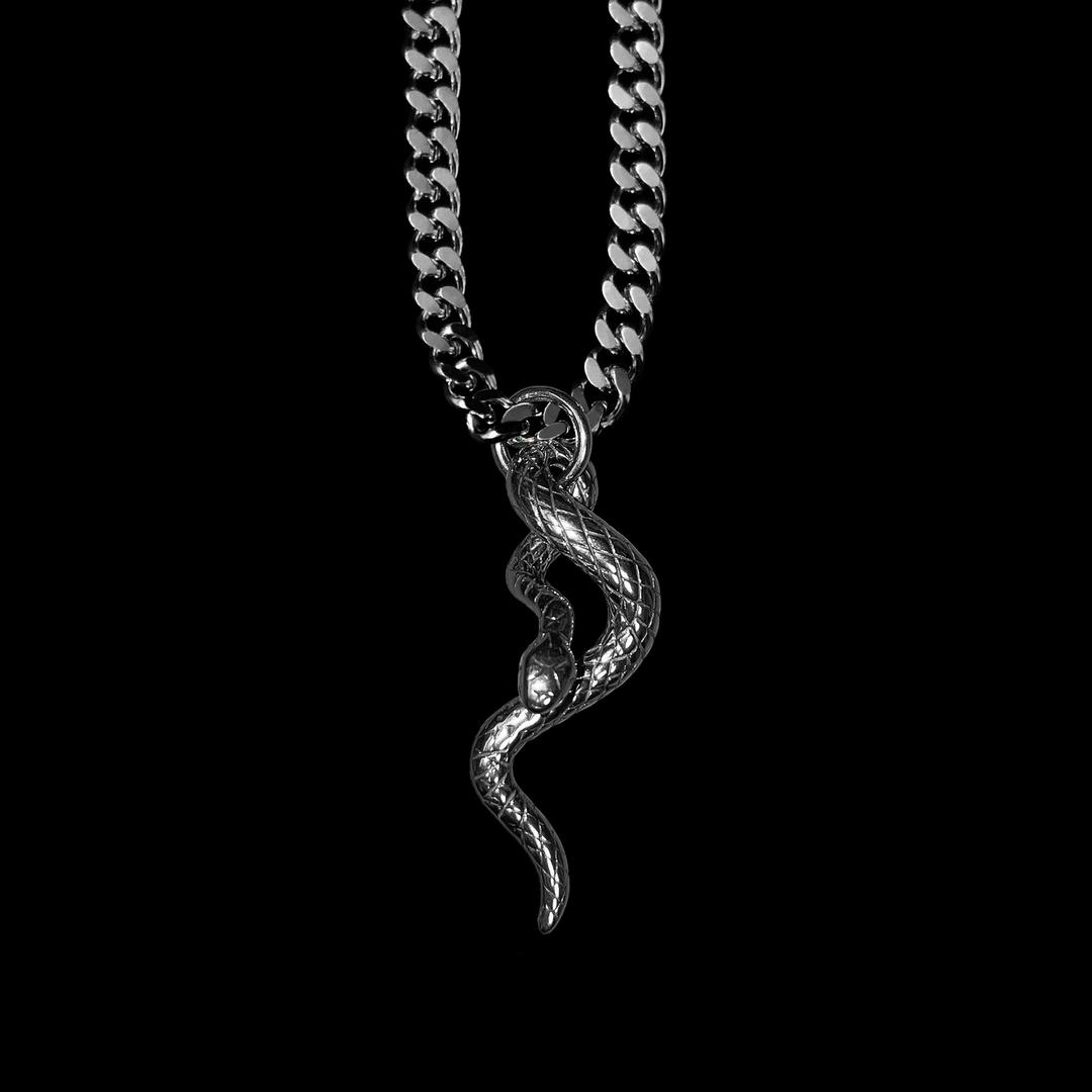 RATTLER NECKLACE (Surgical Steel)