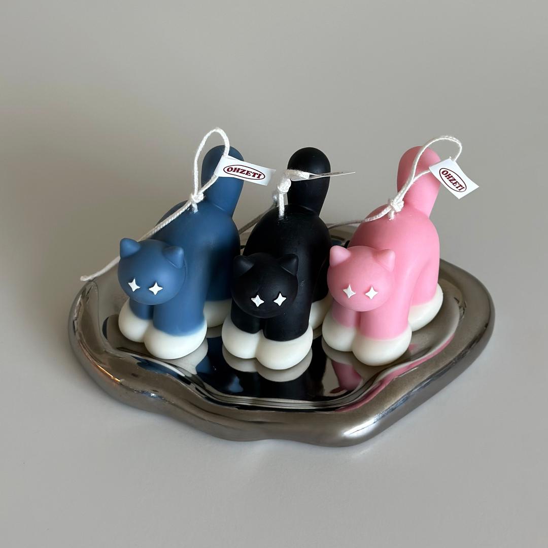 놀란고양이 캔들 (성냥 증정)