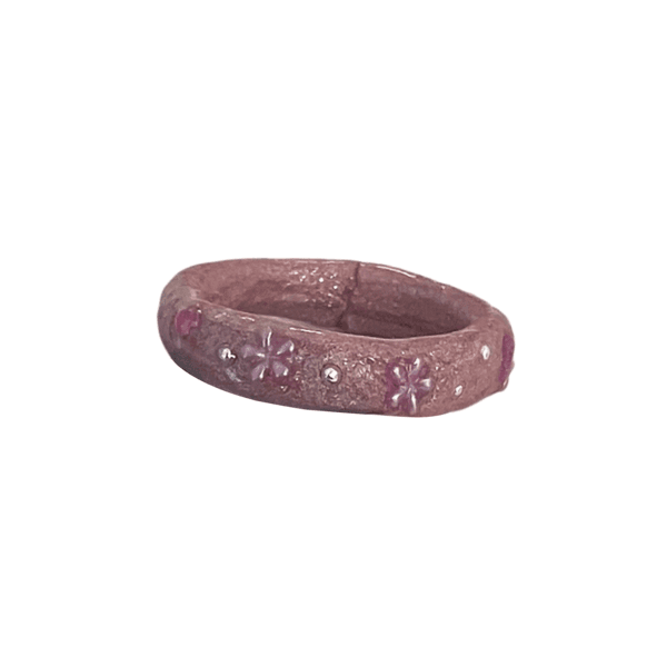 [vivifloring] flower ring_pink / 비비플로링 플라워링_핑크
