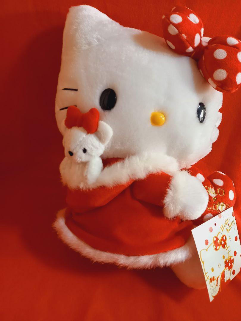 【 サンリオ 】ハローキティ クリスマスぬいぐるみ レッド  2014年