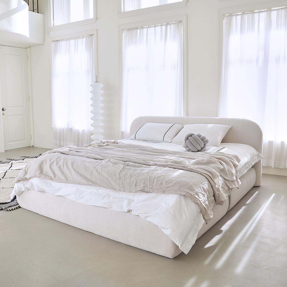 슬립퍼 티라 침대프레임 슈퍼싱글 퀸 킹 라지킹 저상형 호텔 호텔형 패브릭 침대