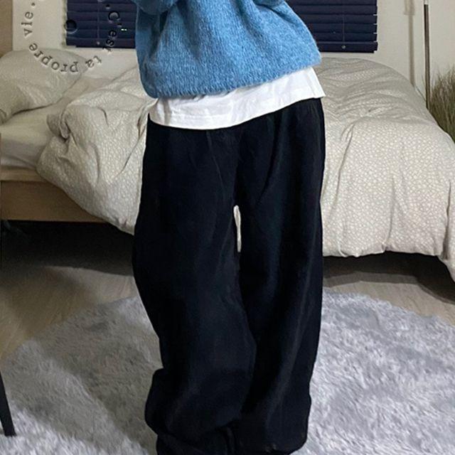 [HOT] Corduroy balloon pants