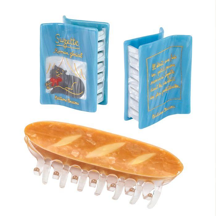 책/바게트 헤어 집게핀 2종 중 택1 - COUCOU SUZETTE 쿠쿠수제뜨