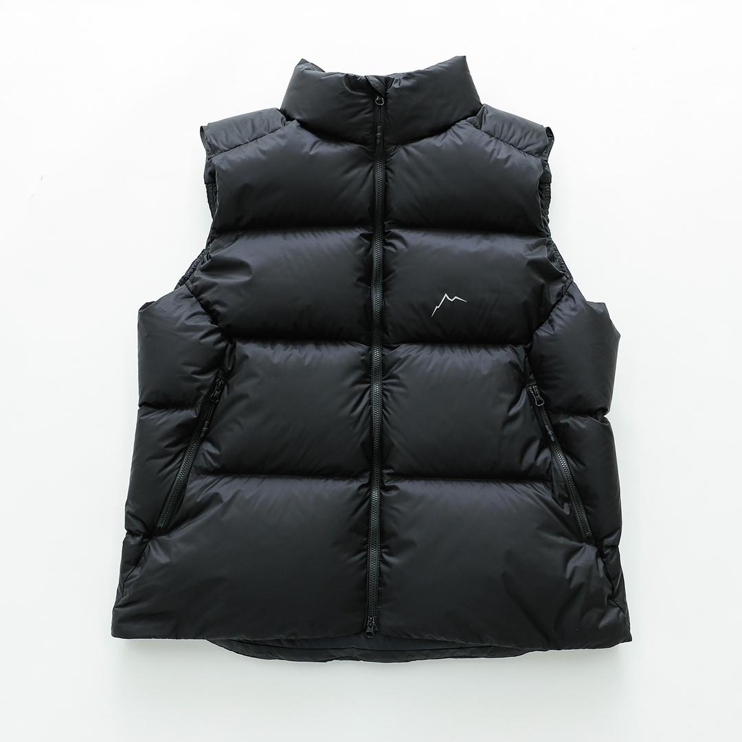 down vest / black