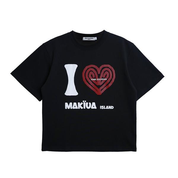 I Love Makiua T-shirt [Black]