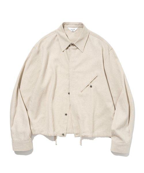 hyde short shirts jacket oatmeal