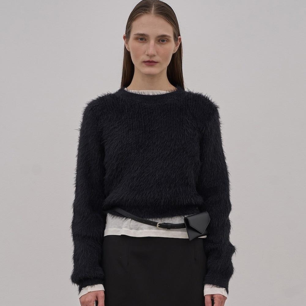 Fur Crewneck Sweater_2Color