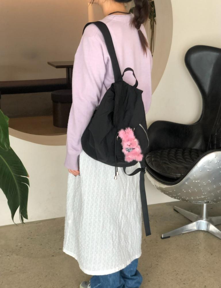 [오후ohoo] 바스락 나일론 백팩 봄 여름 여자 대학생백팩 2컬러