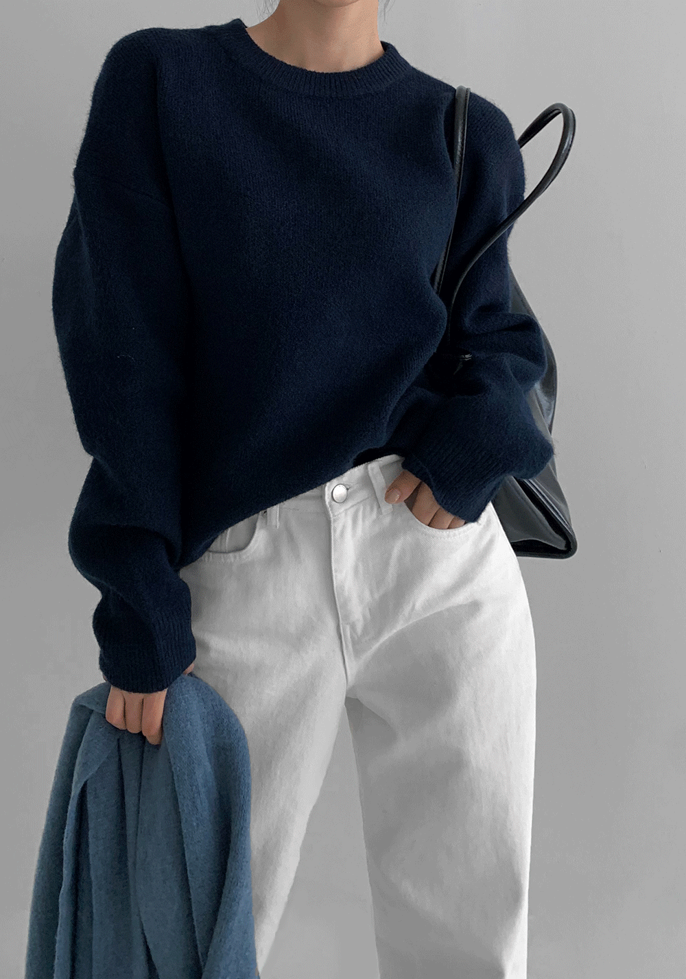 글리 루즈 라운드 니트 / 10color