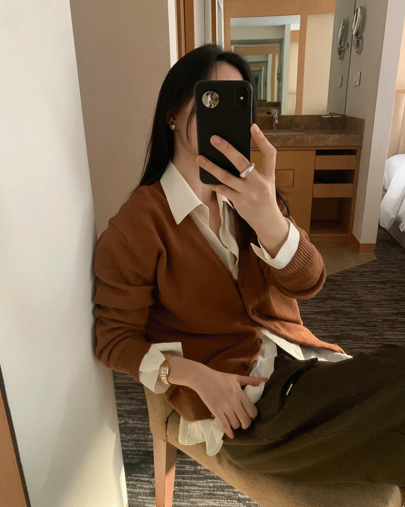 시엘 소프트 가디건 (5colors)