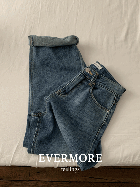 필링스 [당일출고] [121차/evermore] 바질 와이드 데님
