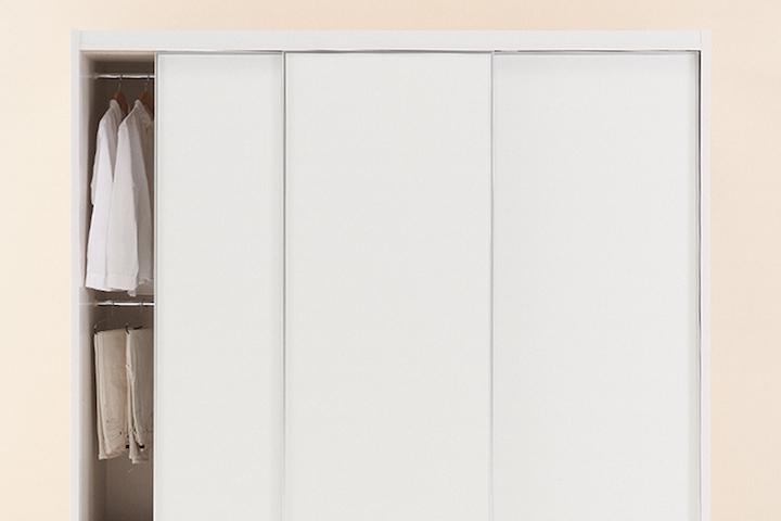 [5%쿠폰][단독] 올컬러 슬라이딩장롱/옷장 (5color,3통구성)