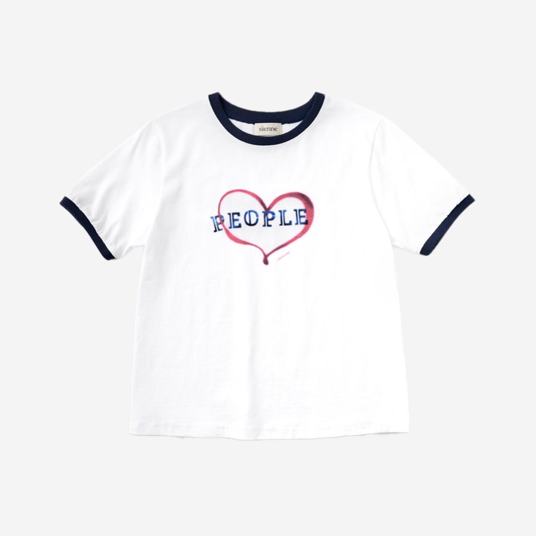 Sienne People Ringer T-shirt White