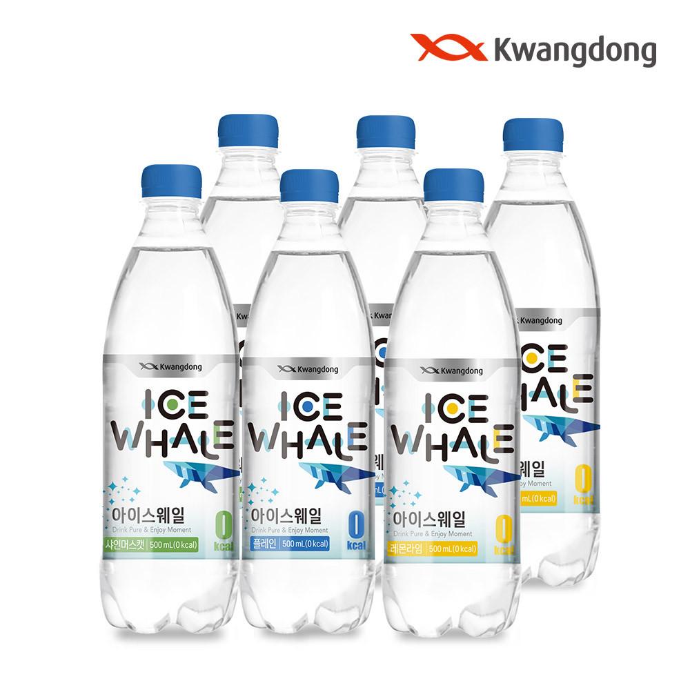 (광동 직영) 아이스웨일 탄산수 500ml 40입(향 3종 택1)