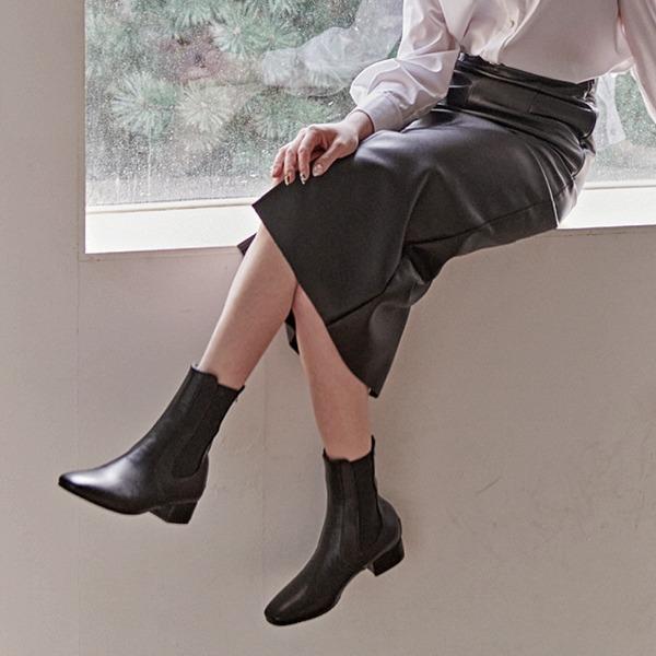 플로리다스튜디오 심비디움 3CM 첼시부츠 미드나잇블랙