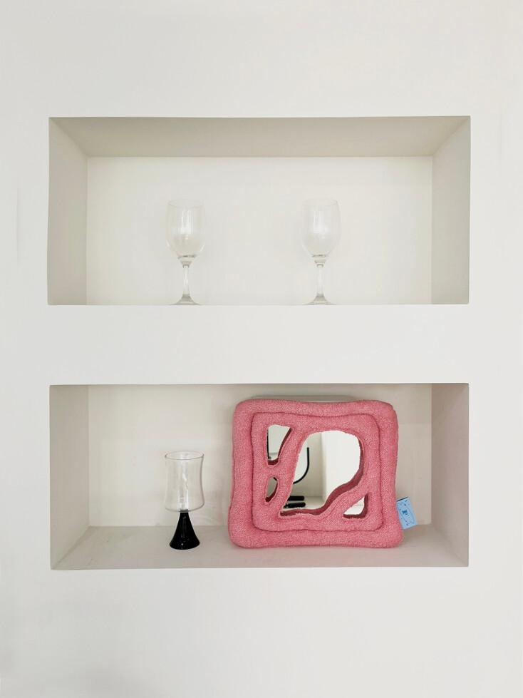 Padded Mirror (Pink)
