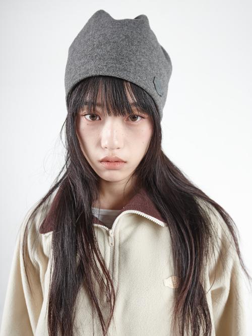 리버시블 플립 비니 Reversible Flip Beanie (Charcoal)