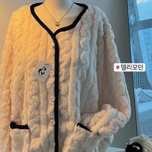 [바로출고] 홀리데이 샤퀄팅 파자마 세트 🥰 유사품비교불가 / 투피스수면잠옷 / 수면바지 / 폭닥잠옷
