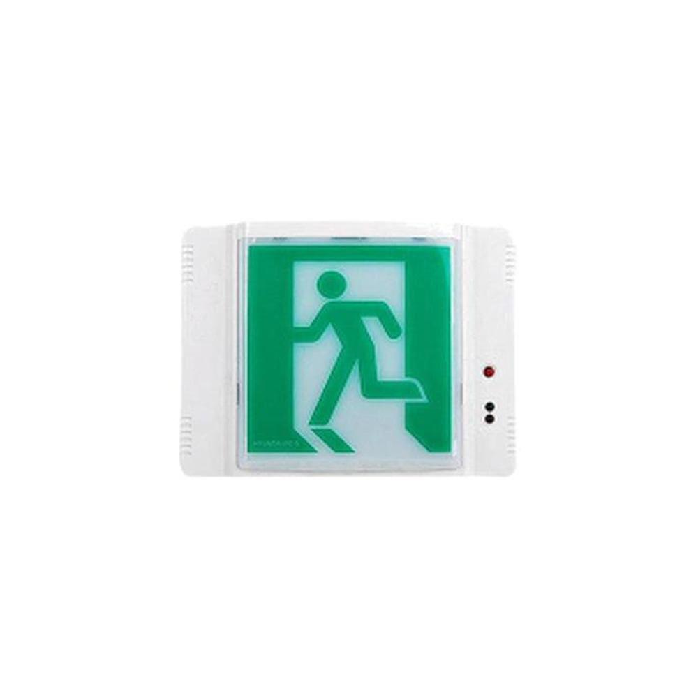 녹색 비상구표시등 사람 그림 비상계단등 중형