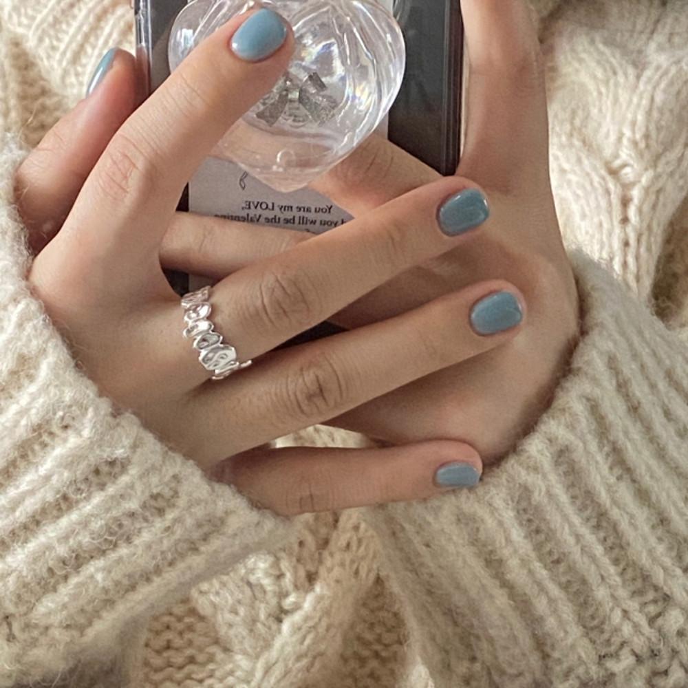 [실버당일]이 화 [조약돌 링, pebble ring] silver925