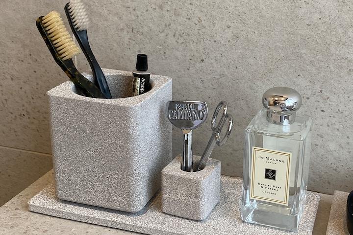 프리미엄 원형/사각 규조토 세라믹 칫솔꽂이 3P세트(3color)