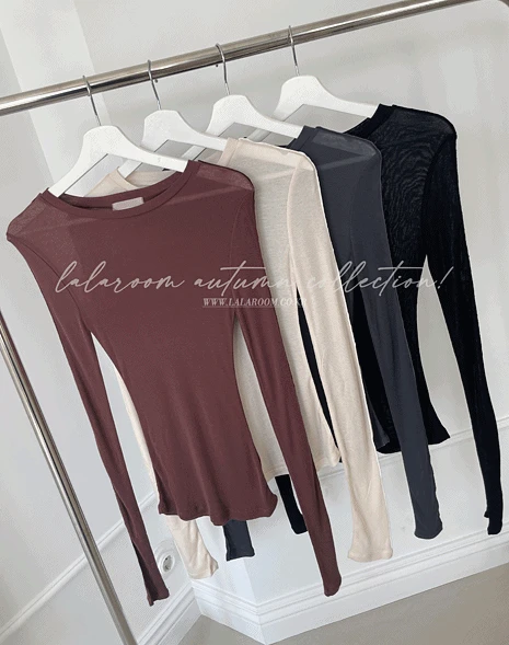 페어 텐셀 라인 티셔츠