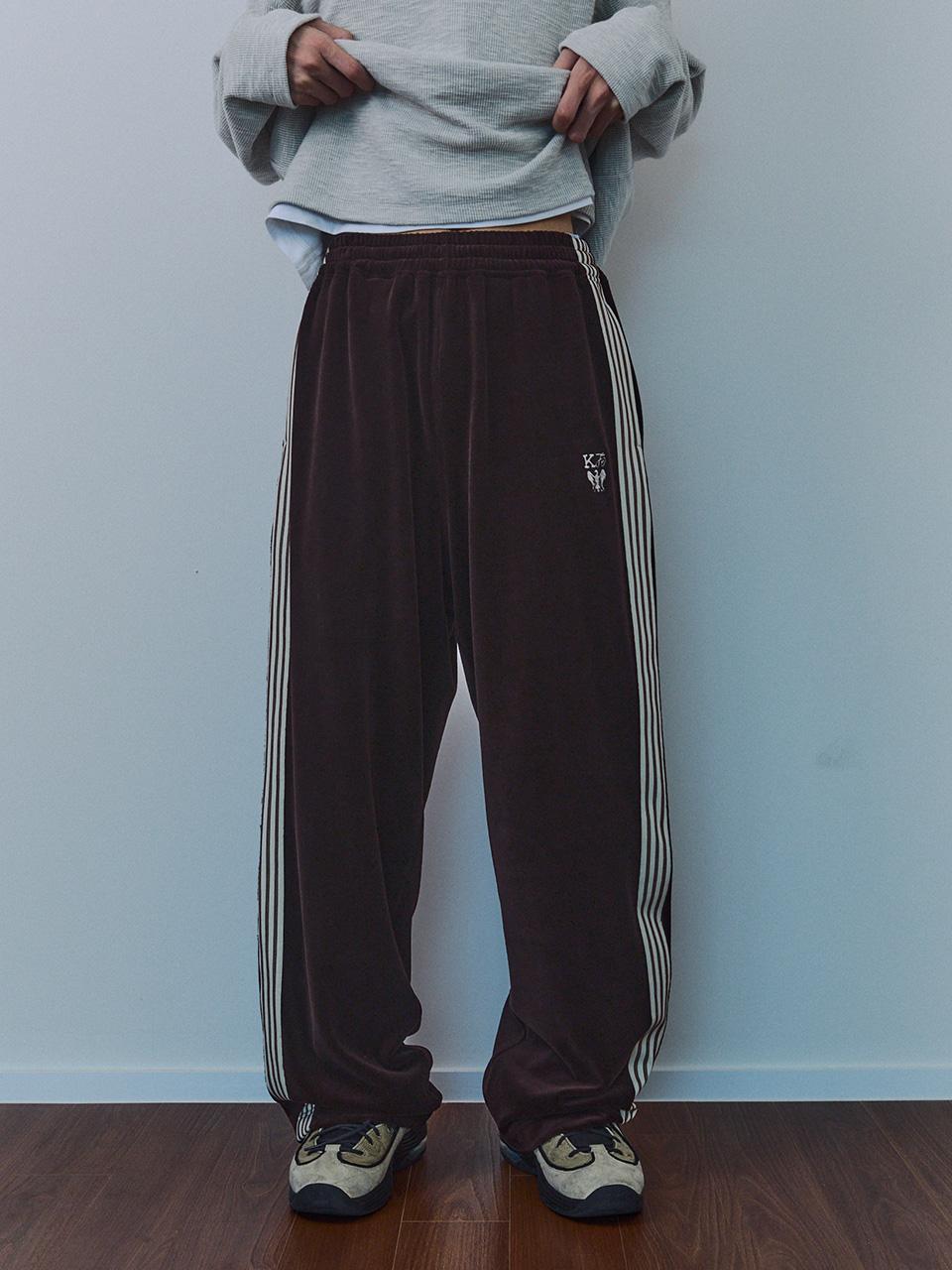 Velure Track Pants Brown