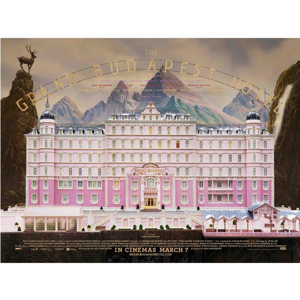 DMV-449 그랜드 부다페스트 호텔 영화포스터 브로마이드 A4 A3 A2