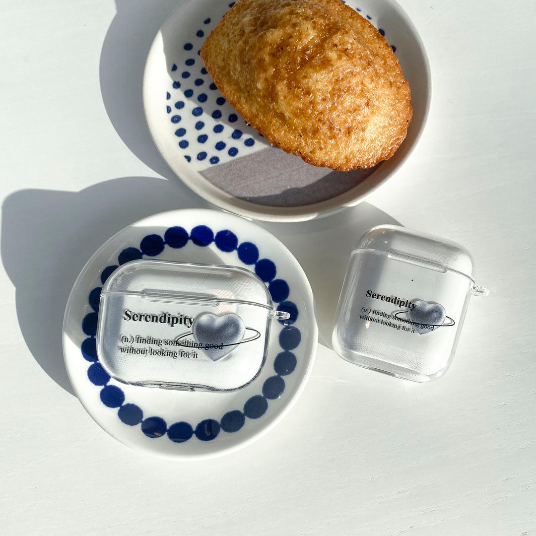 [Clear Airpods case] Serendipity 세렌디피티 클리어 에어팟 케이스