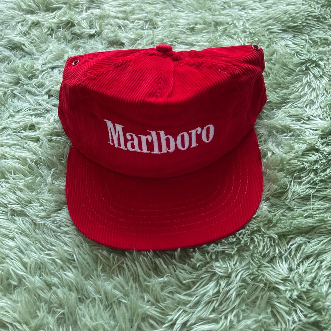 90s(made in china) Marlboro corduroy cap | 후루츠패밀리