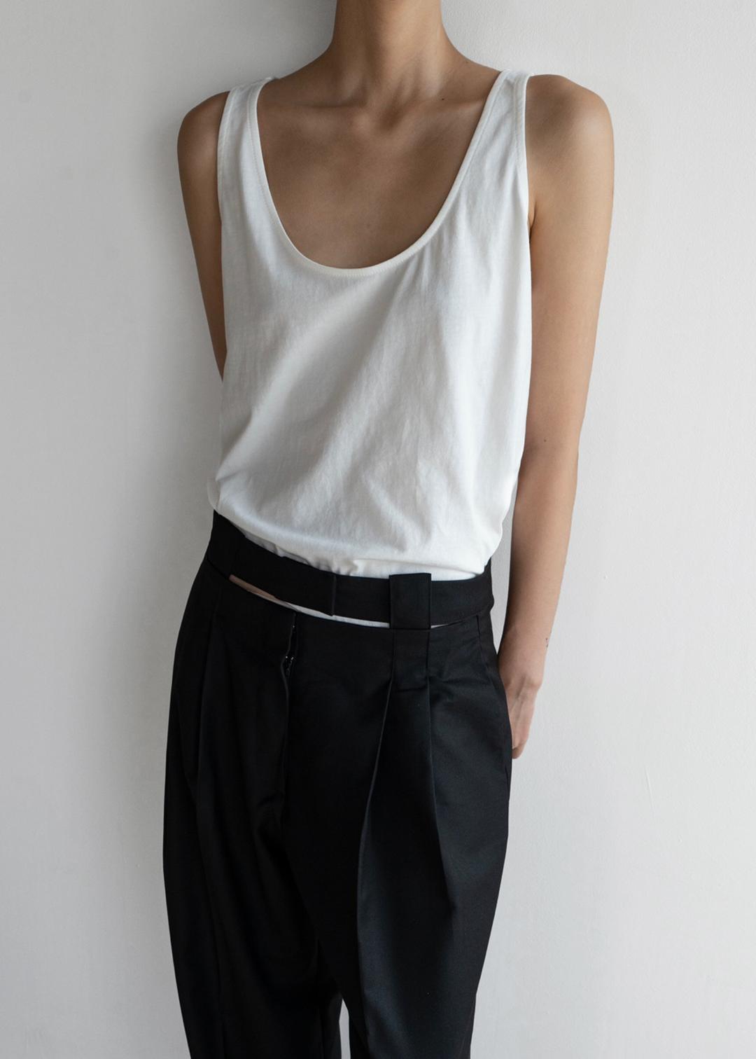 Penelope Tank Top - White - L