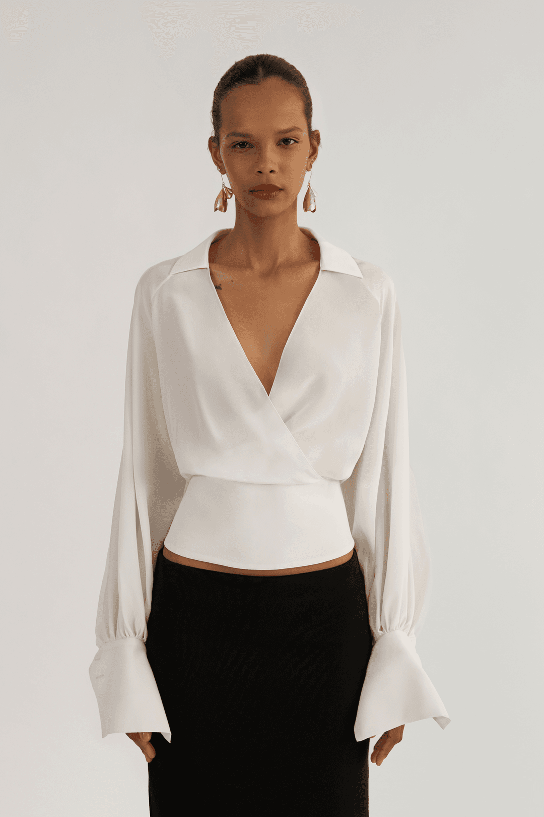 Gibson Girl Blouse Ivory - XS