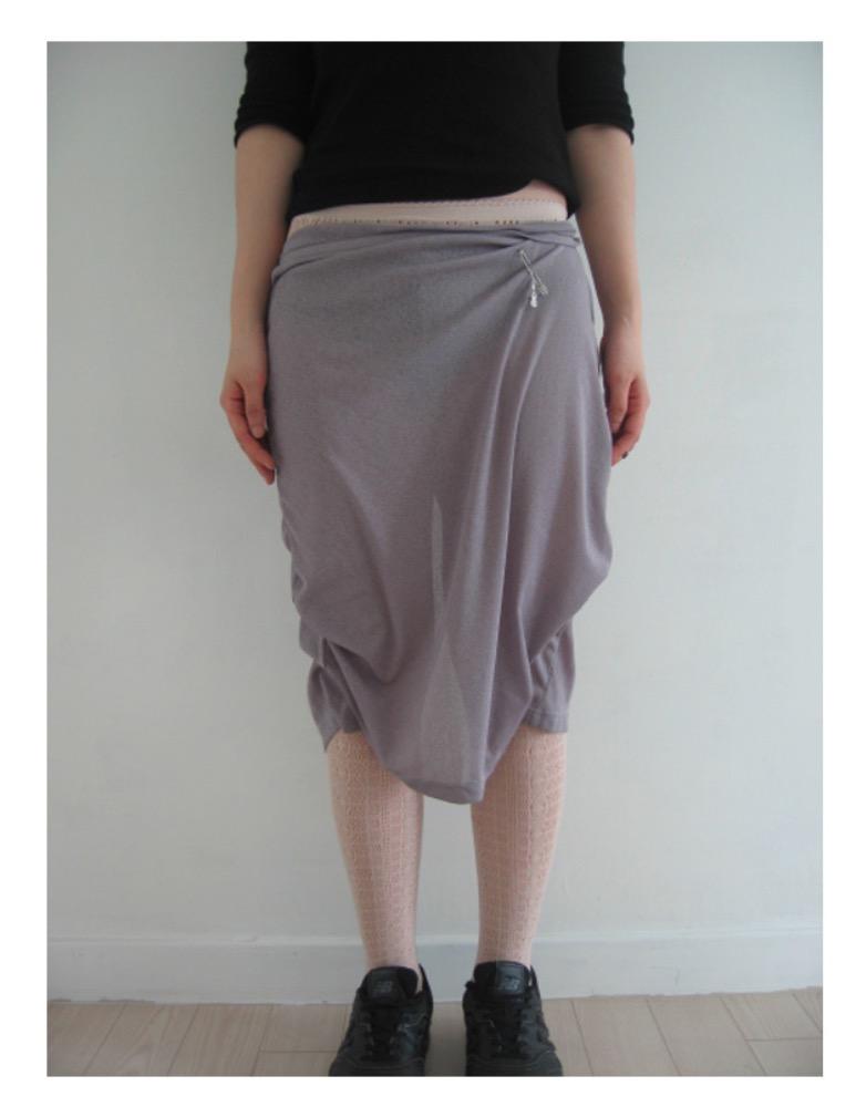 light skirt(gray)