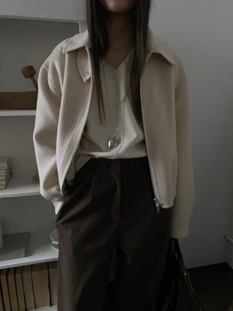 [미엔느] HANDMADE BLOUSON / 핸드메이드 블루종 (2col)
