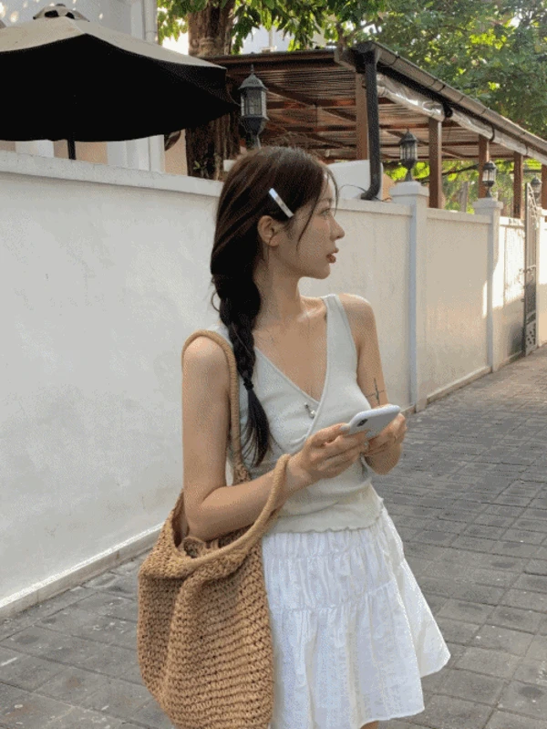 오스티 펀칭 나시 (2color)