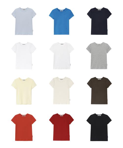 Sunburn Basic T-shirt (12 COLORS)