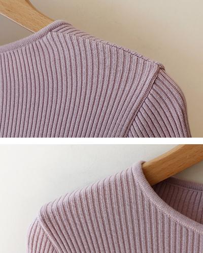 SLIM 골지 knit