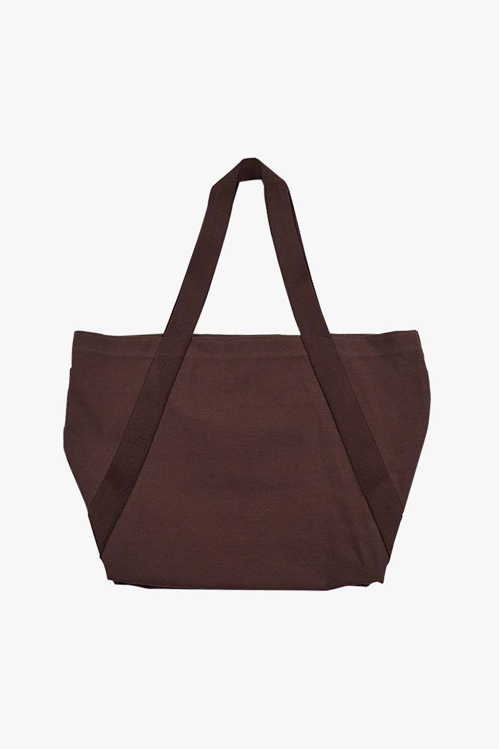 TWILL TOTE BAG / BROWN