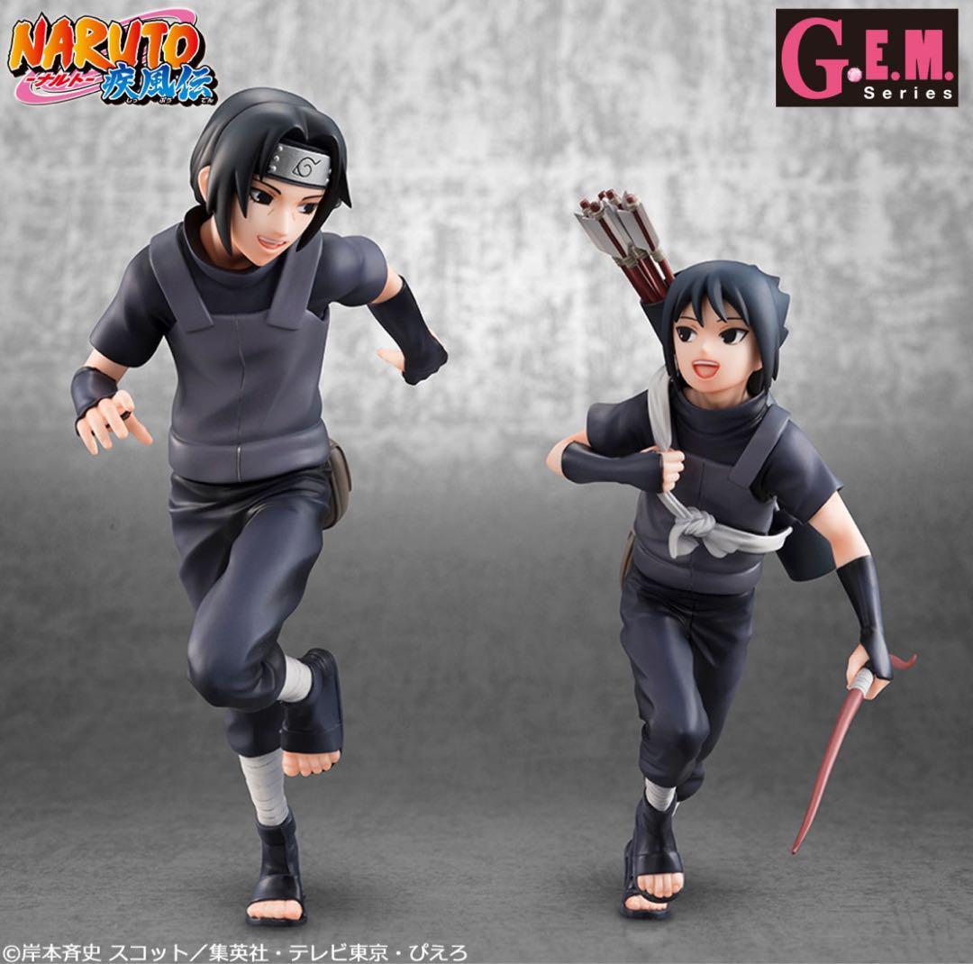 メガハウス G.E.M.シリーズ ナルト疾風伝 うちはイタチ & サスケ